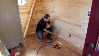 Installing the Interior Siding - Part 1