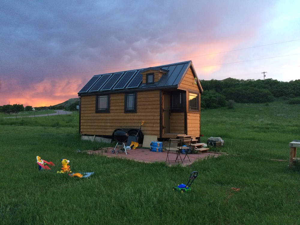 tiny colorado houses solar powered wheels homes idaho victor