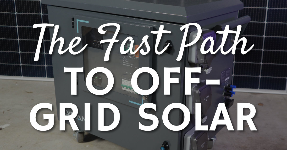 The Fast Path to Off-Grid Solar