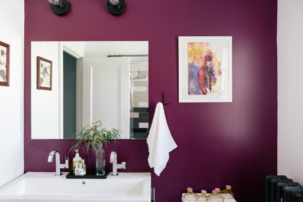 Purple Tiny House Interior