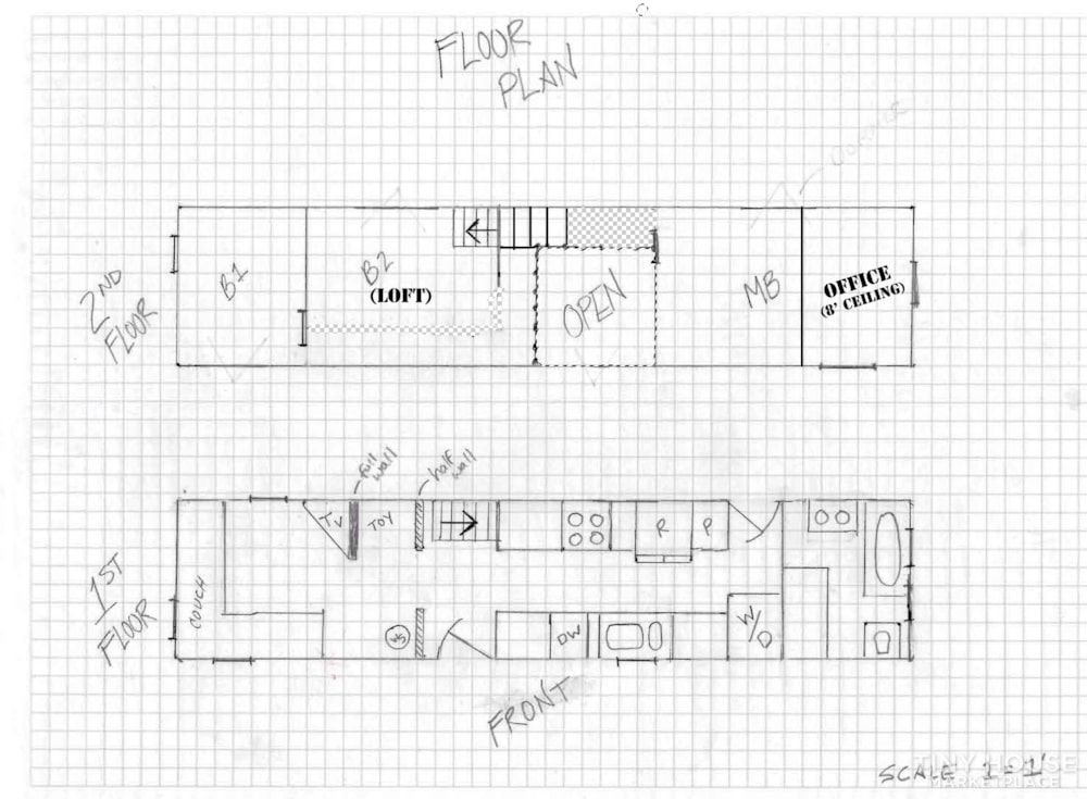 'Big Tiny' Family House on a 48' LowBoy Trailer - Image 3 Thumbnail