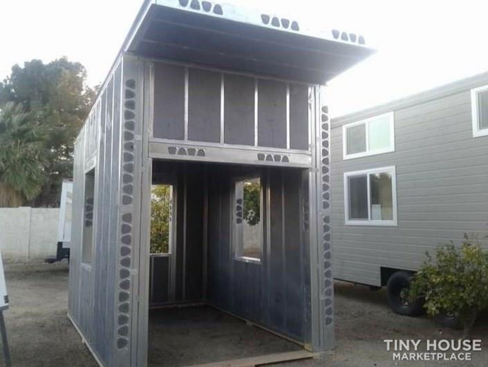 100 sq ft Tiny House Insulated Steel 6" Walls Kit Home