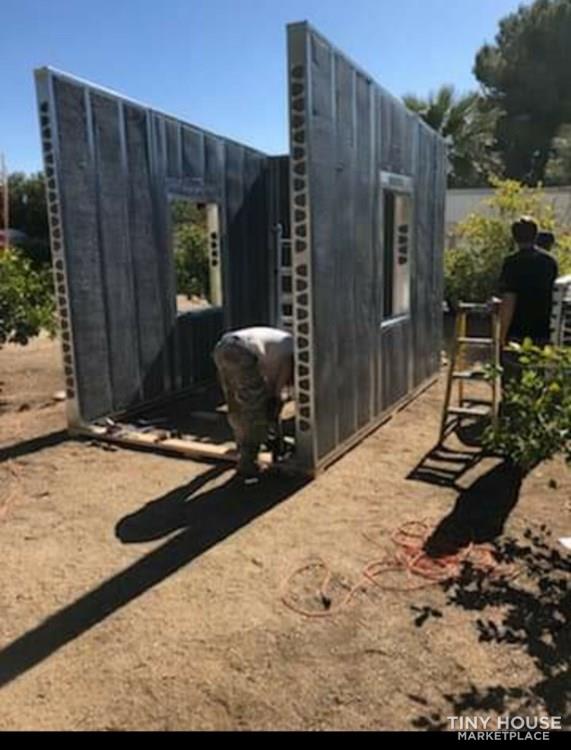 100 sq ft Tiny House Insulated Steel 6" Walls Kit Home - Image 2 Thumbnail