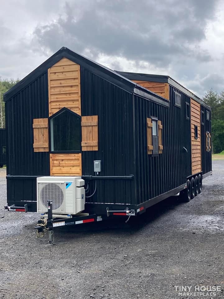 10x40 Mortise and Tenon Tiny Home by PA TINY TIMBERS
