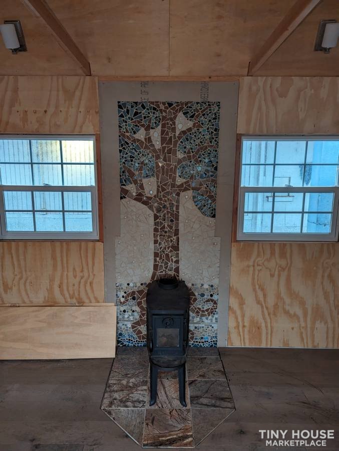 12x24' Double Lofted Barn - Partially Finished Tiny Cabin - Image 3 Thumbnail