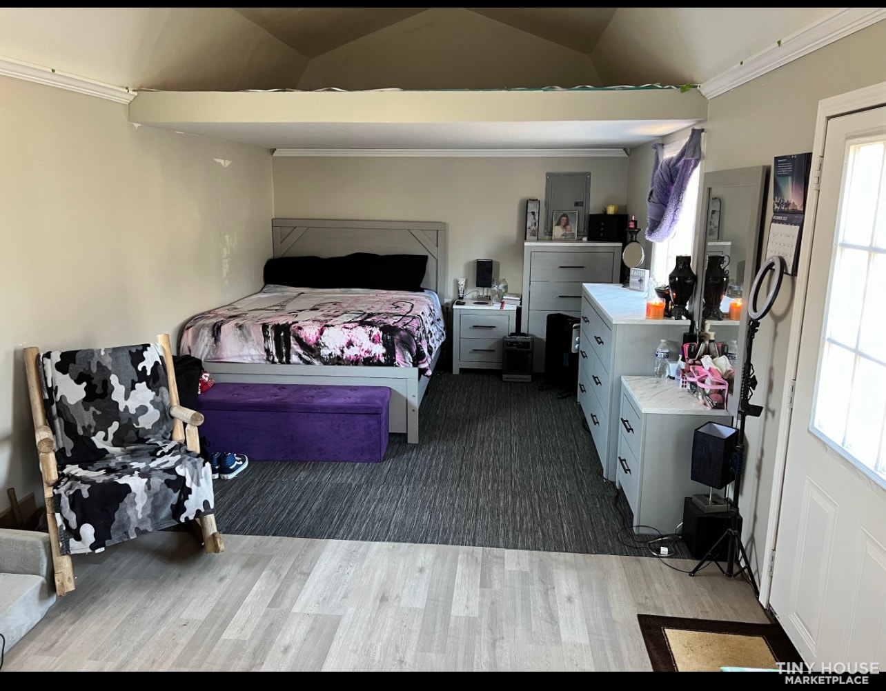 12x28 Lofted Tiny House With Interior - Image 2 Thumbnail