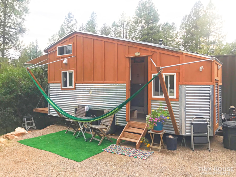 165SqFt Natural Wood Tiny House - Image 3 Thumbnail