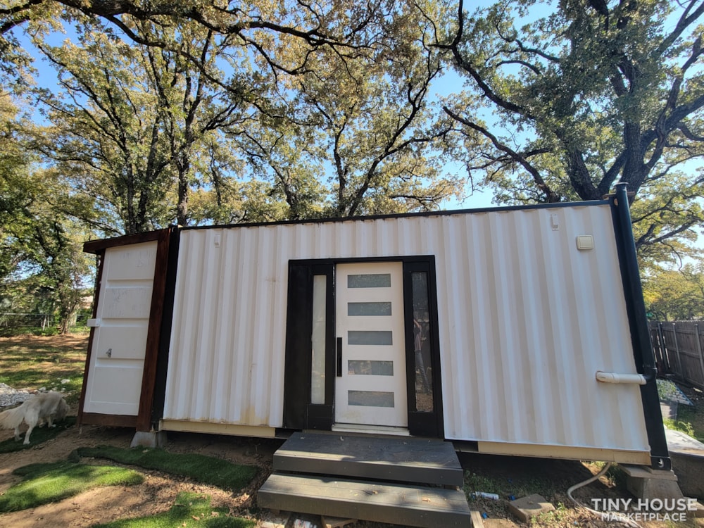 190sq foot container home. Uniquely large Kitchen and Shower.
