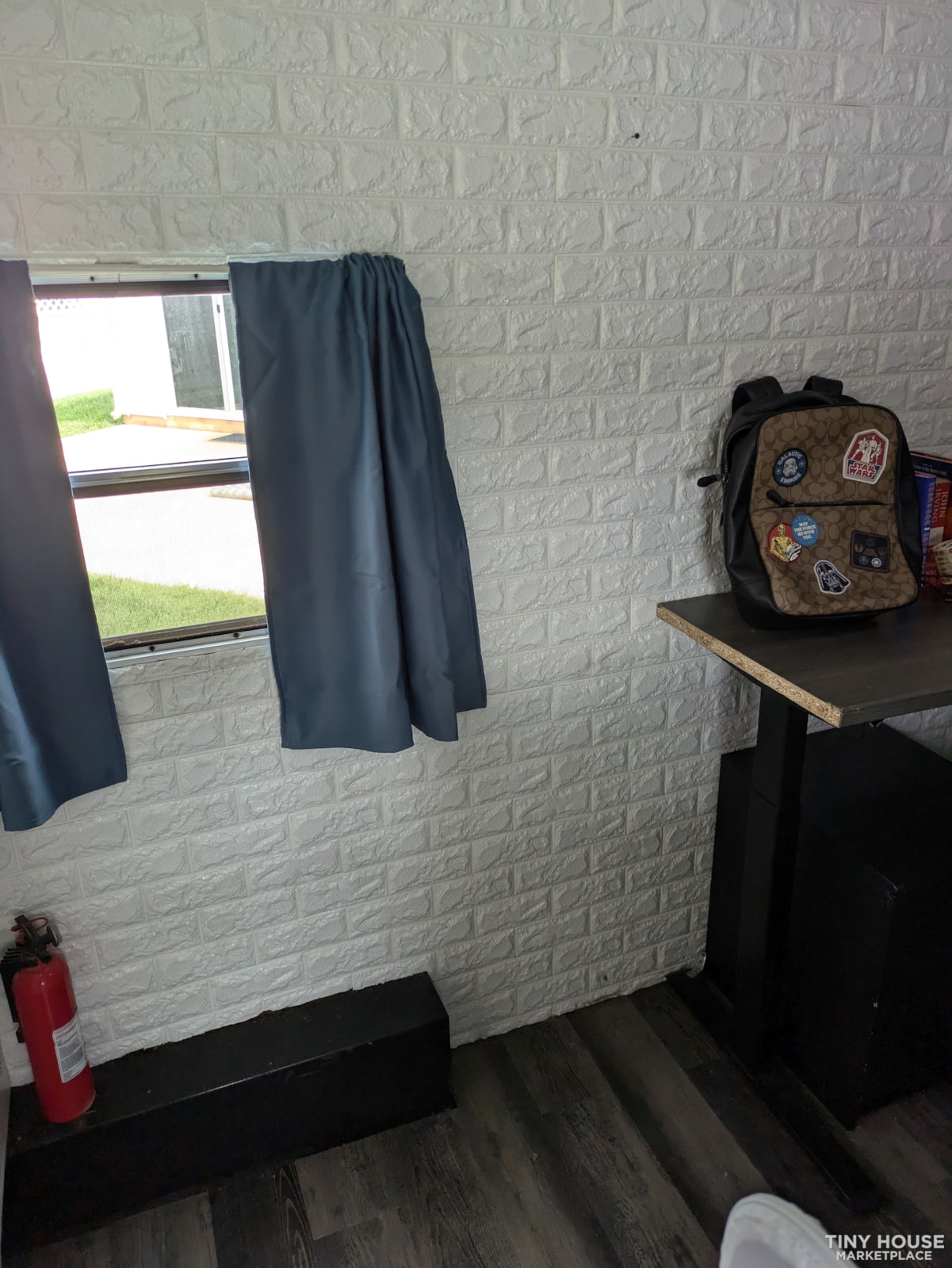 1BR 1BA Tiny Home on Wheels - Converted Toy Hauler trailer with kitchen - Image 2 Thumbnail