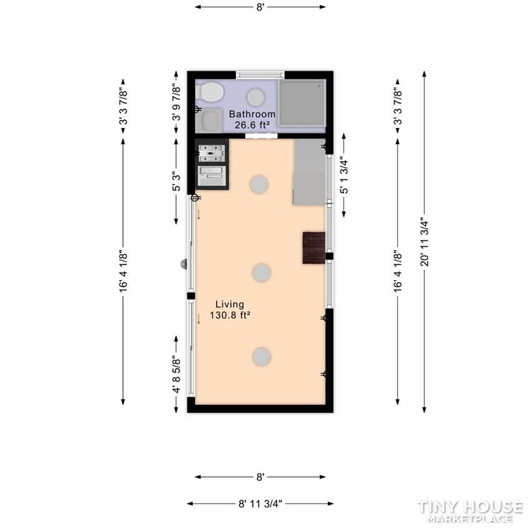 20 ft Container Home | "The Beaumont" Model - Image 2 Thumbnail