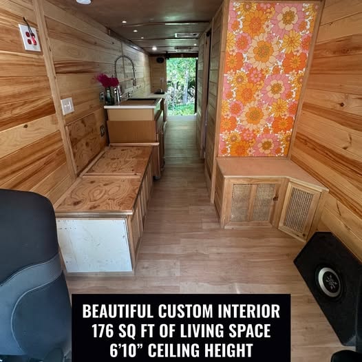 2003 Freightliner Diesel Tiny Home Motorhome | Cummins | Allison | Off-Grid - Image 2 Thumbnail