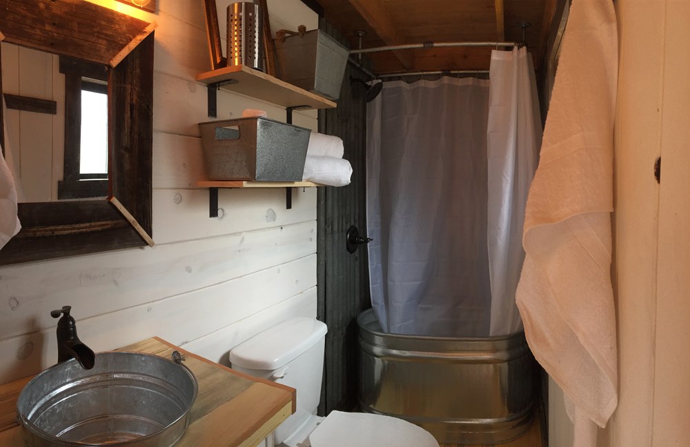 Vintage style tiny home built on pressure treated skids 12X24 - Image 2 Thumbnail