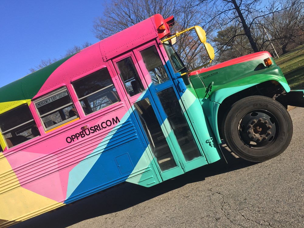 99 GMC Bluebird- amazing paint job