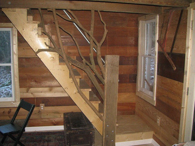 Adirondack style tiny house on 4.32 acres with year round stream near Blue Ridge Parkway in Virginia - Image 4 Thumbnail