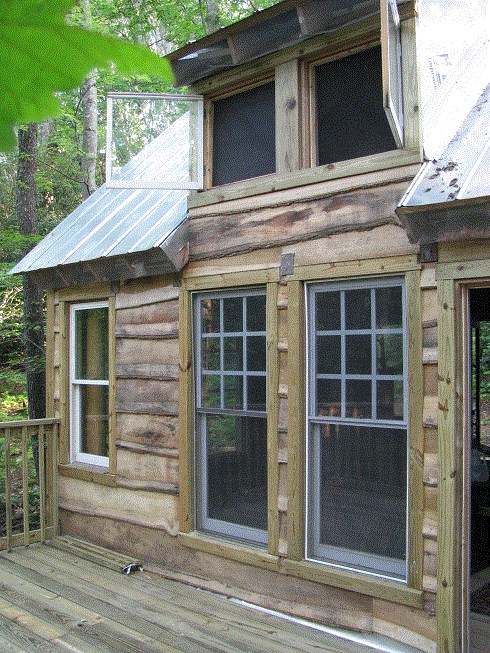 Adirondack style tiny house on 4.32 acres with year round stream near Blue Ridge Parkway in Virginia - Image 3 Thumbnail