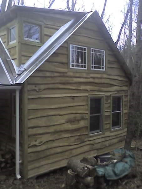 Adirondack style tiny house on 4.32 acres with year round stream near Blue Ridge Parkway in Virginia - Image 2 Thumbnail