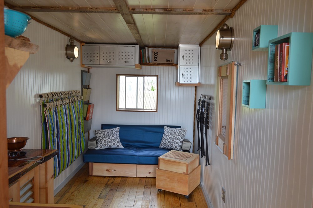 "Enjoy the Little Things" shipping container tiny home - Image 2 Thumbnail
