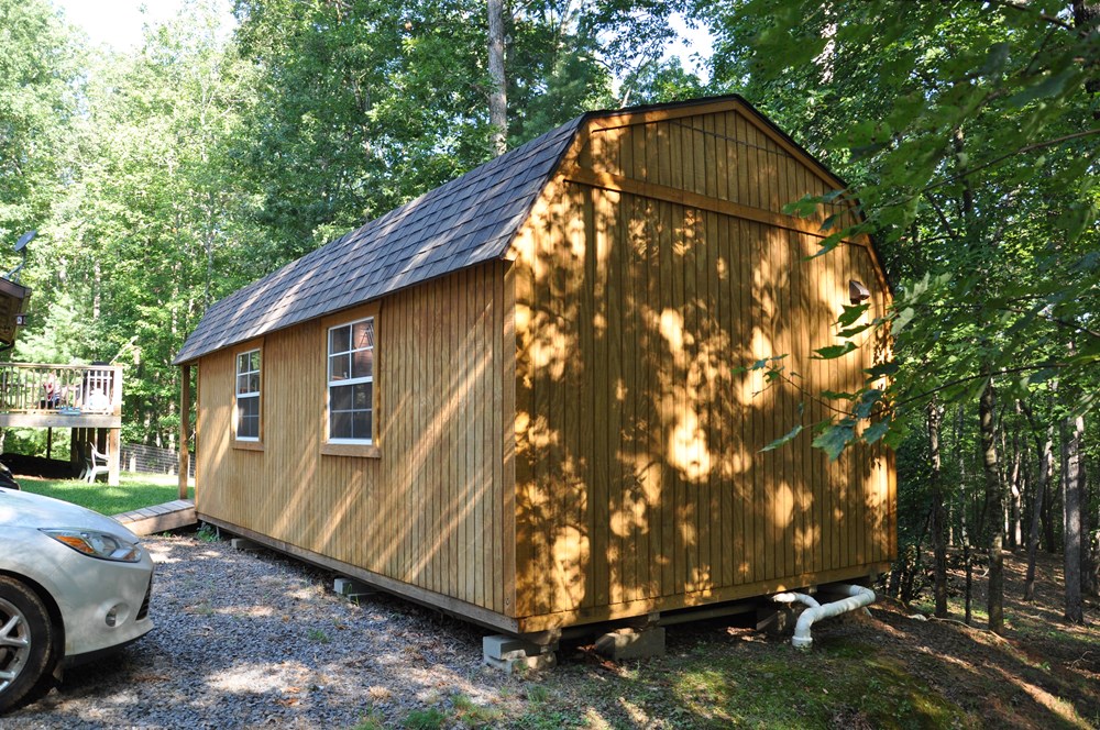 Hunter’s / Tiny home Lofted Cabin w/ porch on 6x6 skid system - Image 4 Thumbnail