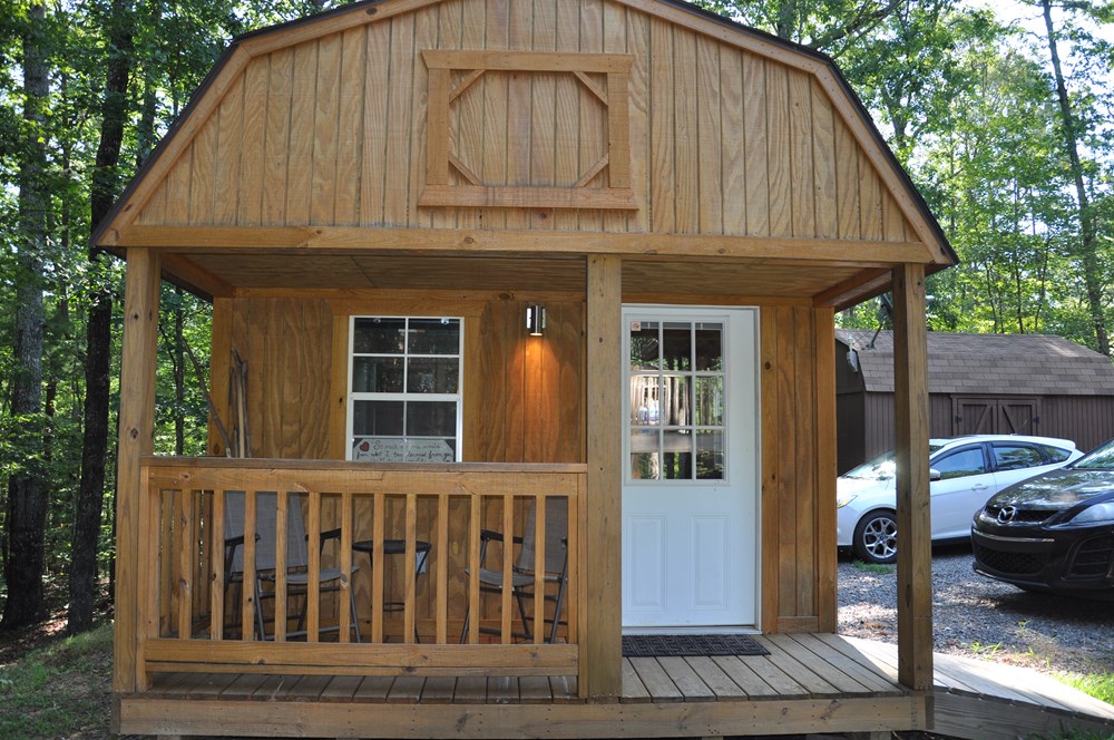 Hunter’s / Tiny home Lofted Cabin w/ porch on 6x6 skid system - Image 2 Thumbnail