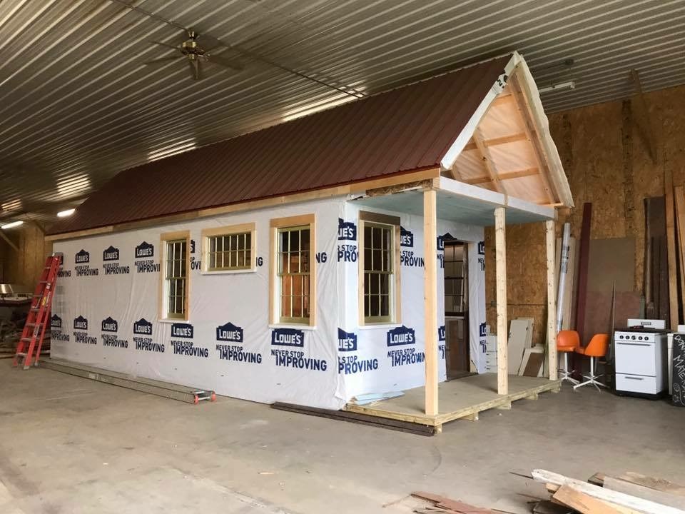 380 sq. Ft Nearly complete tiny home on skids