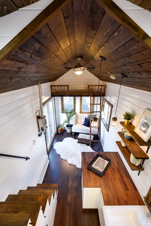 26ft Tiny Home with Split Pitch Roof 