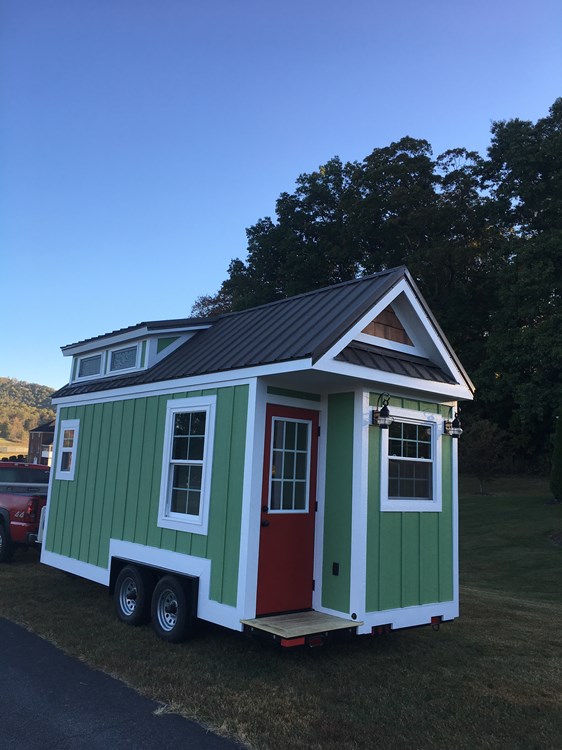Just completed 18 foot craftsman style Tiny house