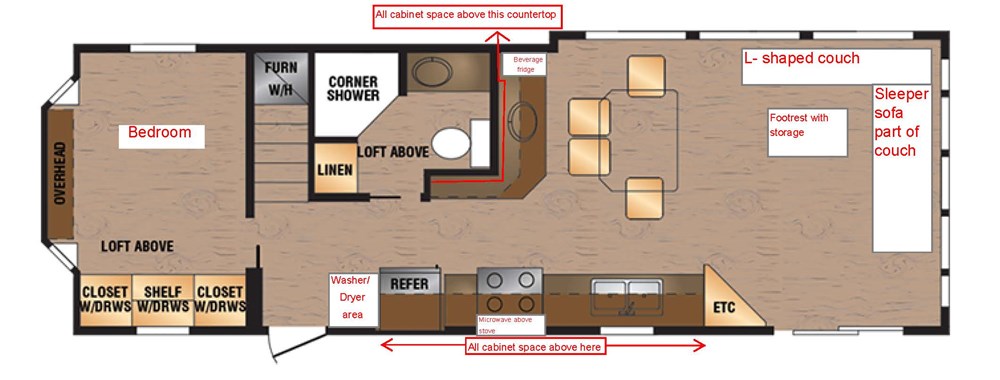 2014 Kropf tiny home, Model 4787 Double Loft - Image 3 Thumbnail
