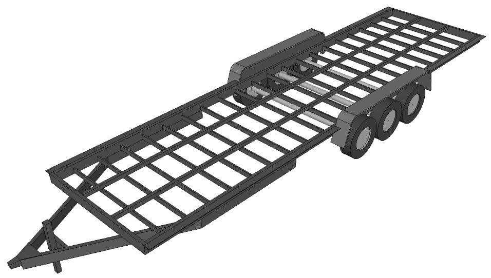 Tiny House Trailer - 28 Feet with DROP axles