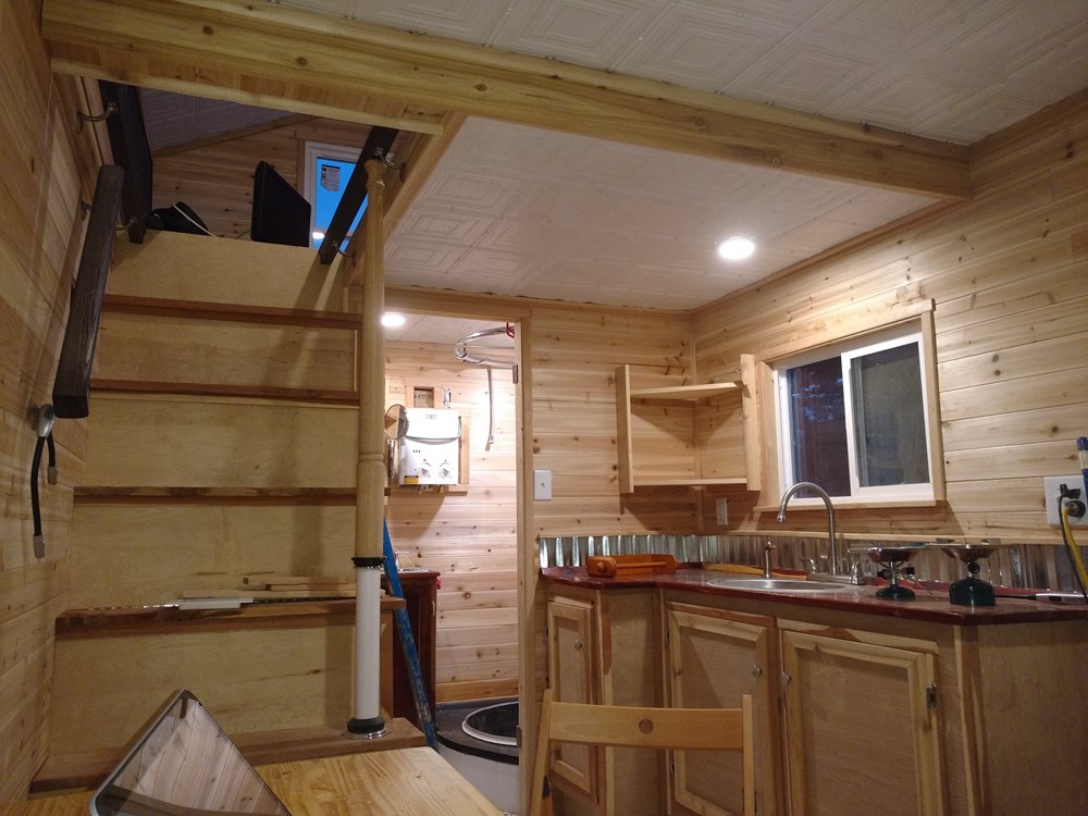 Tiny Cabin on Wheels -SOLD - Image 3 Thumbnail