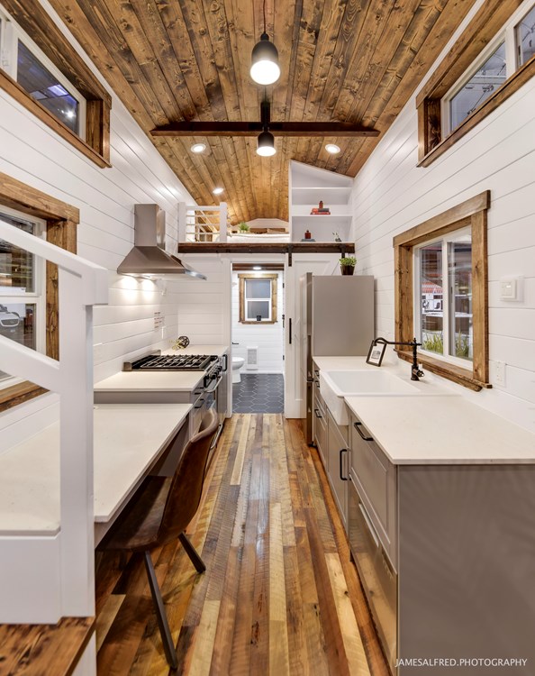 Tiny House For Rustic Meets Luxury 30ft Loft Edition Rustic Meets Luxury 30ft Loft Edition