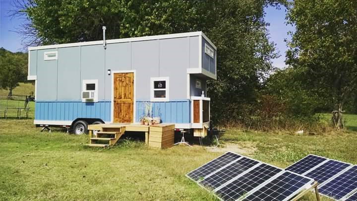 Spacious tiny house with lots of storage
