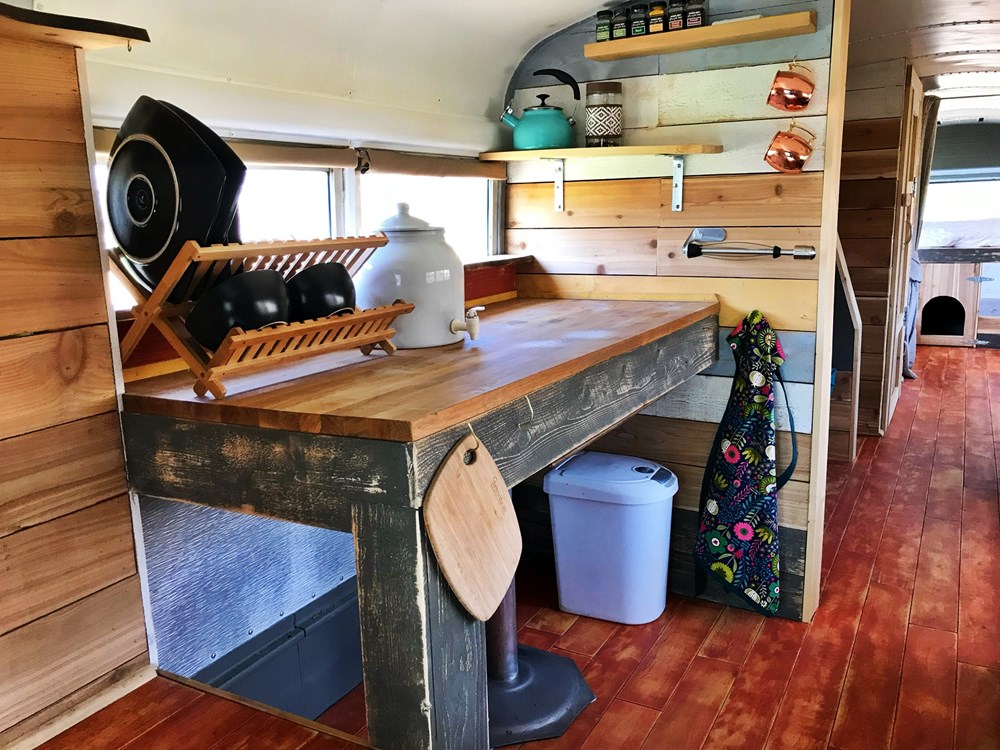 School Bus Converted to Amazing Tiny Home - Image 2 Thumbnail