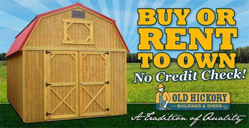 Old Hickory Buildings 12'x28' Deluxe Play House - Image 2 Thumbnail