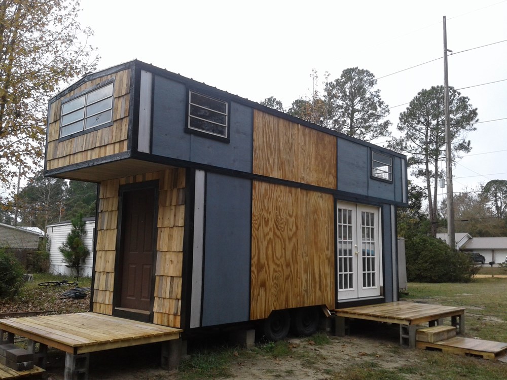 "Double loft outback" tiny house on wheels 