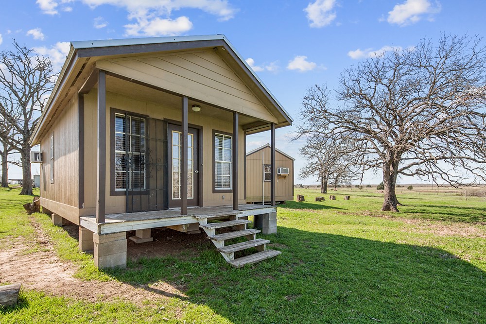 336 sq ft with a porch
