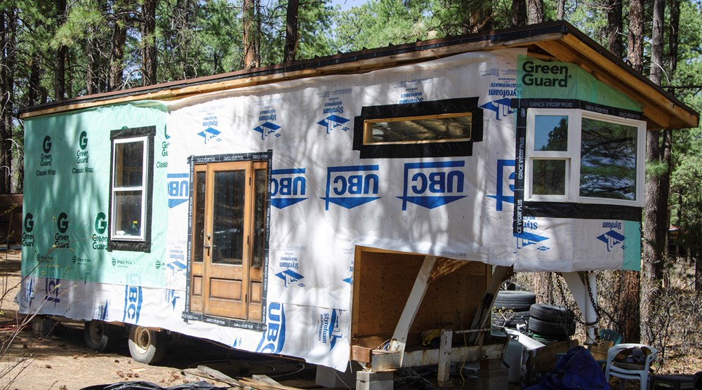 34' Tiny House Shell On Wheels - Image 1 Thumbnail