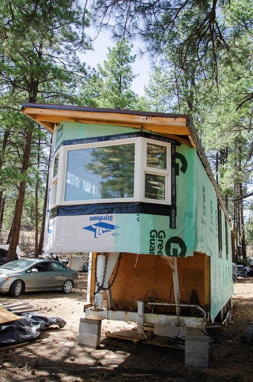 34' Tiny House Shell On Wheels - Image 3 Thumbnail
