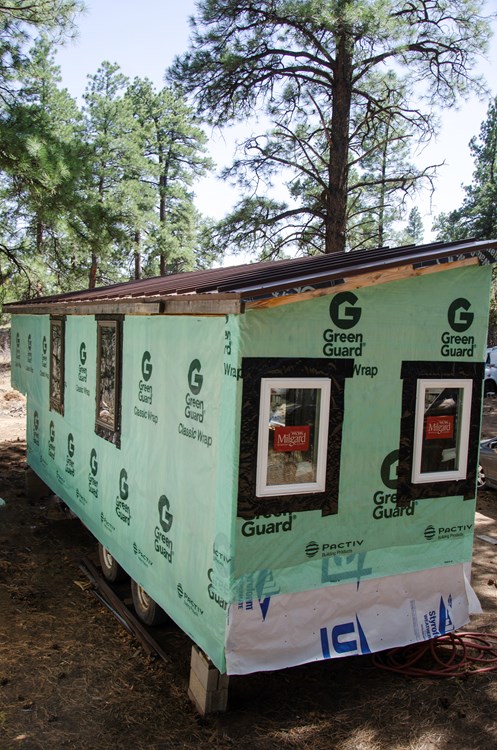 34' Tiny House Shell On Wheels - Image 4 Thumbnail