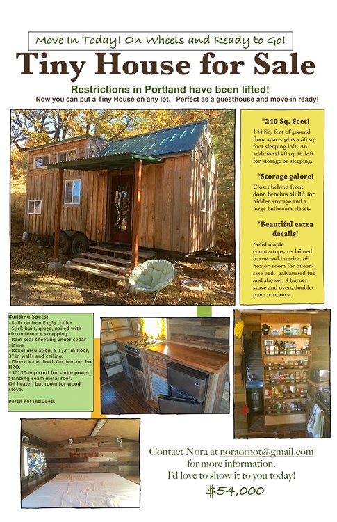 NEW PRICE! Tiny House, perfect for ADU or Air BnB