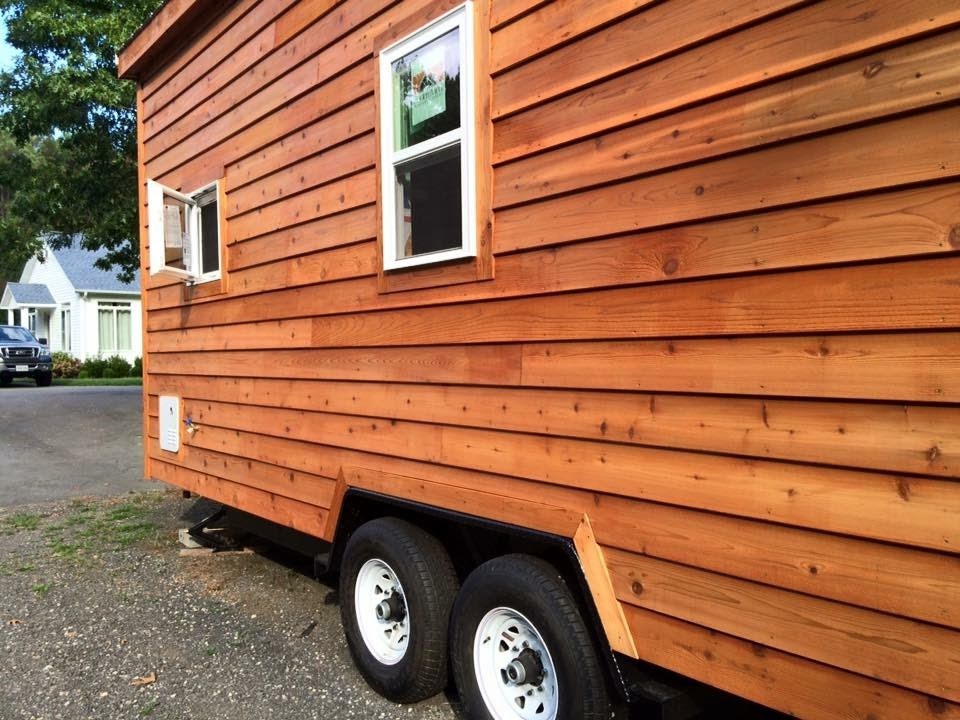 Cedar Siding Tiny House on Wheels for Sale - Image 2 Thumbnail