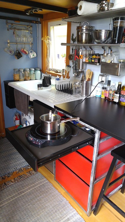 16' Energy Efficient Custom Tiny House on Wheels for Sale! - Image 3 Thumbnail