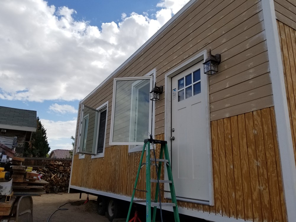 10 x 27 Tiny house with 2 lofts and full bathroom, laundry
