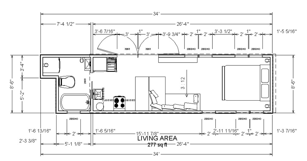 34ft Tiny House - Image 3 Thumbnail