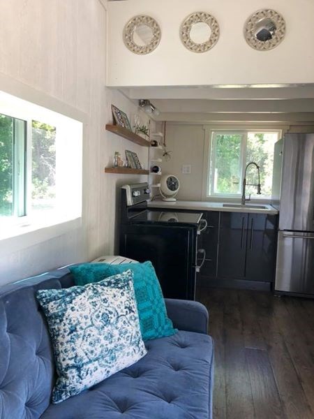 Off Grid Ready Tiny House On Wheels, Fully Furnished, For Sale in California - Image 2 Thumbnail