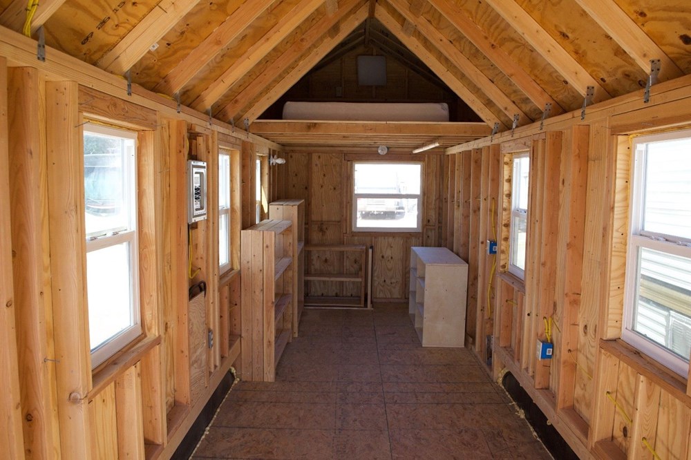 Tiny House Shell on Wheels - 192 sq. ft. - exterior finished - Image 3 Thumbnail
