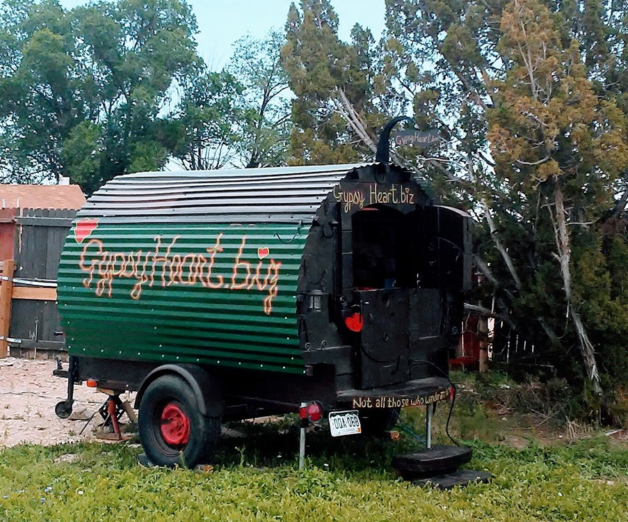 HANDBUILT ONE OF A KIND GYPSY CAMPER $12,000