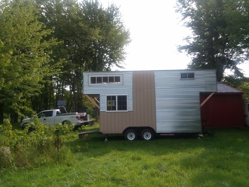 Tiny house, pole building, and 3.9 acres for sale