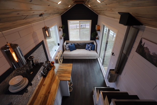 "Athlete's Tiny Training Home" Custom Tiny House on 26'x8' Tumbleweed Trailer - Image 2 Thumbnail