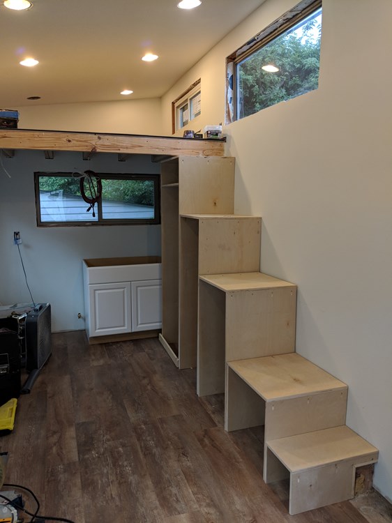 Reduced price, Must Sell ASAP! 8.5x27 Modern Dual Loft Tiny House on Trailer - Image 3 Thumbnail