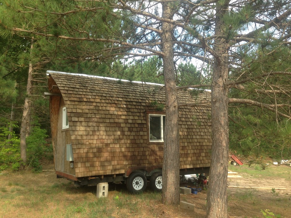 Beautiful Custom Built Cedar Shingled Tiny House on Wheels 8x20  - Image 2 Thumbnail